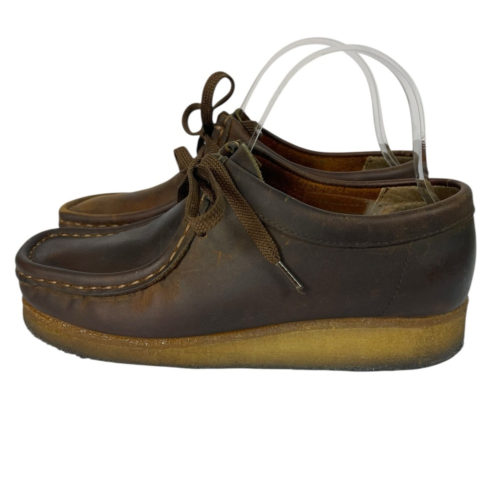 Clarks Originals Wallabee Brown Leather Shoes Womens 6
